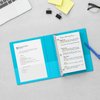 Staples Mini (5.5 x 8.5) View Binder 1" 3-Ring, Teal (26456-CC)