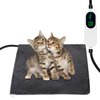 ENJOY PET Pet Heating Pad, Dog Heating Pad with 13 Level Timer and 9 Level Temperature, Indoor Heating Pads for Cats Dogs with Chew Resistant Cord, Long-Time Working Pet Heated Mat, Auto Power Off