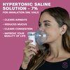 Base Labs 7% Hypertonic Saline Solution for Nebulizer Machine | Sterile Saline Solution for Inhalation| Helps with Respiratory Treatments, Clears Lungs, Mucus & Congestion l 25 Vials 5ml Unit Dose