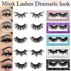 Mink Lashes 25mm Lashes Fluffy Yasnai Eyelashes Real Mink Lashes 5 Pairs Pack 9D Dramatic Long 25 mml Mink EyeLashes Wholesale