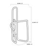 Blackburn Chicane Water Bottle Cage (Stainless Steel, One Size)