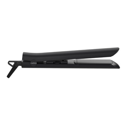 Cortex International The Collection | 1" Solid Ceramic Ionic & Far-Infrared Technology Flat Iron (Black)