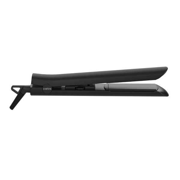 Cortex International The Collection | 1" Solid Ceramic Ionic & Far-Infrared Technology Flat Iron (Black)