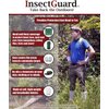 InsectGuard Permethrin Treated Tick Gaiters/Sleeves and Mosquitoes Flies Chiggers & More Insect Repellent Complete Package 1 (Green/White/Khaki XW) EXTRA WIDE