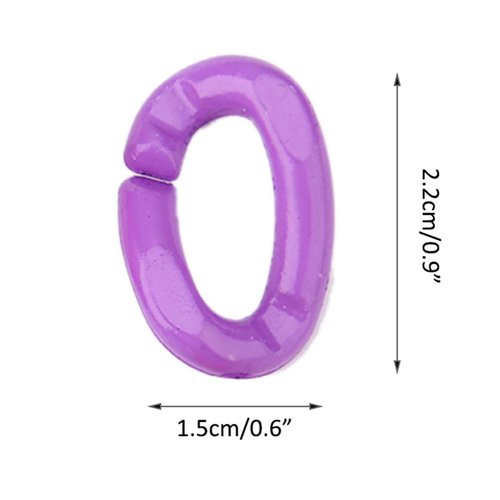 Plastic Chain Bird Toys for Parrots Caged Birds Li,Toys 100Pcs Plastic Bird C Clips Hooks Chain Links DIY Parrot Toys Mix Color