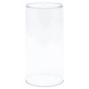 Pioneer Plastics 280C Round Plastic Display Cases for Dolls, Bears, Action Figures, 4" W x 8" H