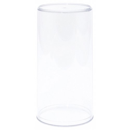 Pioneer Plastics 280C Round Plastic Display Cases for Dolls, Bears, Action Figures, 4" W x 8" H