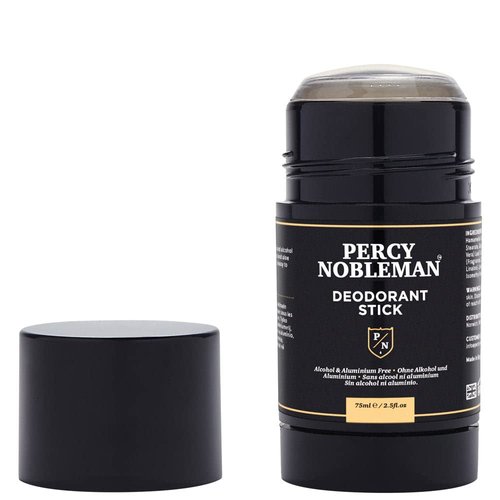 Percy Nobleman Natural Deodorant Stick - Signature Scented Men's Deodorant with Aloe Vera and Witch Hazel Blend. Aluminium Free 75ml