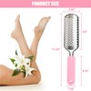 OWIIZI Foot File Pedicure Foot Scrubber for Callus Remover, Stainless Steel Foot Exfoliator Grater Feet Rasp Scraper Hard Cracked Dead Skin Removers for Wet and Dry Foot