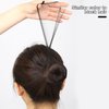 Hair Nets Invisible Elastic Edge Mesh and U Shaped Pins Set, 20Pcs Individual Package Hair Nets for Buns 20Pcs U Shaped Hair Pins for Ballet Bun, Dance, Sleeping, Women