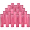 Mini Skater 20Pcs 3/16 Oz (5.5ml) Translucent Lipstick Cosmetic Empty Lip Gloss Lipstick Balm Tube With Caps Container Bottle For Lady Women Makeup Tool (Dark Pink)
