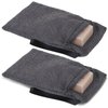 WLLHYF 2PCS Exfoliating Soap Bag Saver Mesh Bar Scented Soap Lather Pouch for Women Men Foaming Shower and Bath Body Scrubber(Gray)