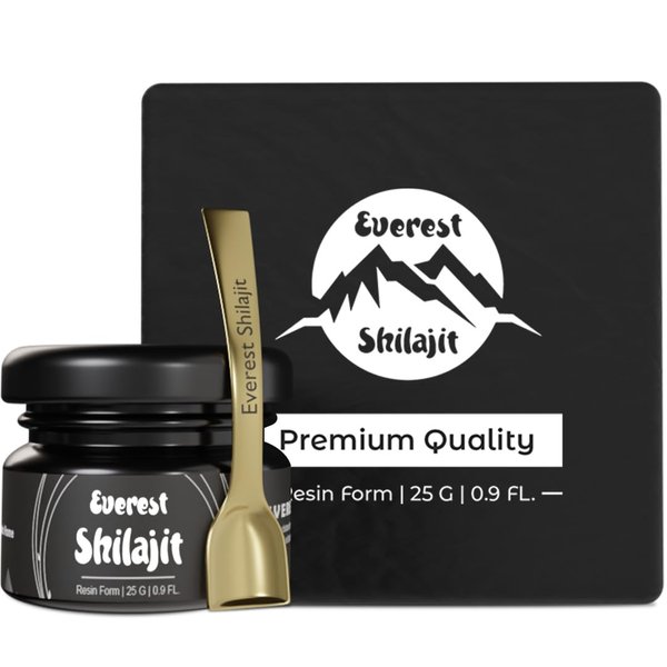 Pure Shilajit Resin High Potency Gold Grade for Men & Women| 85+ Trace Minerals Shilajit | Nepal's Shilajit with Natural 75% Fulvic Acid & Trace Minerals with Lab Test Reports | 50 Servings, 25 GM