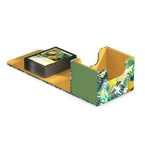 Ultimate Guard Limited Run Sidewinder 100+ Floral Places II, Deck Box for 100 Double-Sleeved TCG Cards, Bahia Green, Magnetic Closure & Microfiber Inner Lining…