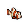 TUFFY - World's Tuffest Soft Dog Toy - Ocean Fish Orange- Squeakers - Multiple Layers. Made Durable, Strong & Tough. Interactive Play (Tug, Toss & Fetch).Machine Washable & Floats