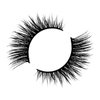 ILLPTA Fluffy Wispy Volume False Eyelashes Strip 3D, Natural Look Thick Waterproof Cat Eye Lashes, 16MM Faux Mink Demi Curly Cateye Fake Eyelashes (5D-09)
