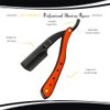 Professional Straight Edge Razor with 20 double-edged Straight Razor Blades,Barber Straight Razor ,Close Shaving Men's Manual Shaver, stainless steel Straight Razor Blades-Straight Razor Kit-Black/Gold (BB)