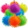 Bedwina Puffer Balls (Pack of 12) - Stress Balls Bulk, Neon Sensory Ball, Stress Relief Squishy Balls & Therapy Ball Toy for Kids for Goodie Bags, Stress Balls Bulk