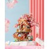 Japanese Sakura Tree House Building Blocks Set, Pink Cherry Tree Bonsai Creative Architecture, Home Decor or Idea Gifts for Adults and Kids, Mini Particles 1149 PCS (1381)