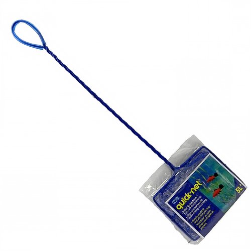 PENN-PLAX Quick-Net Aquarium Fish Net – Durable, Strong, and Safe – Color May Vary (Blue or Green...
