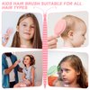 HOFASON 6 Pcs Bulk Mini Wet Hair Brush for Women Girls Toddler, Stocking Stuffers Gifts for Women Girls, Detangling Travel Hair Brush Bridesmaid Gift, Teen Girl Gifts Trendy Stuff Party Favors