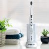 Sonic-FX Solo Sonic 3 Brushing Modes Toothbrush with Smart Timer, Rechargeable Charging Dock | Electric 1 Interdental and 2 Tooth Brush Heads Toothbrush Includes Replacement of Heads, White
