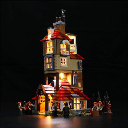 GEAMENT LED Lighting Kit for Attack on The Burrow - Compatible with Lego 75980 Model (Model Set Not Included)