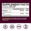Vitacook Iron Supplement for Women Men | High Potency Iron 65mg with Vitamin C 250mg | Stomach Friendly Iron Pills for Red Blood Cell & Immune Support | Vegan, Non-GMO & Gluten Free | 60 Iron Tablets