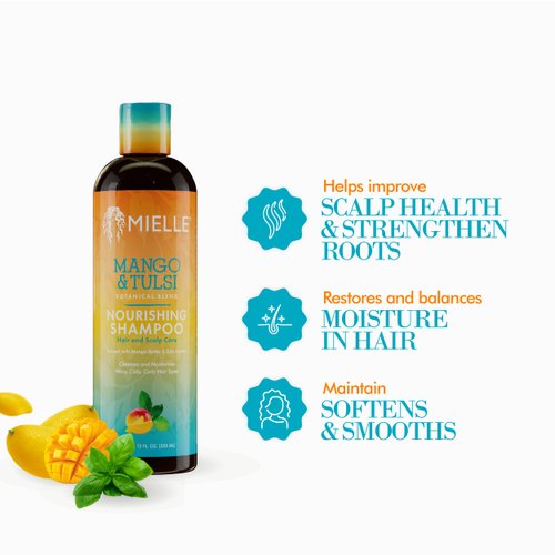 Mielle Organics Mango & Tulsi Nourishing Shampoo