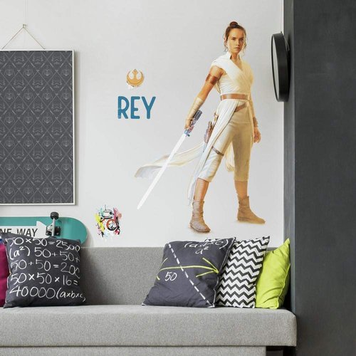 Star Wars Episode IX Rey Giant Peel and Stick Wall Decals by RoomMates, RMK4088GM