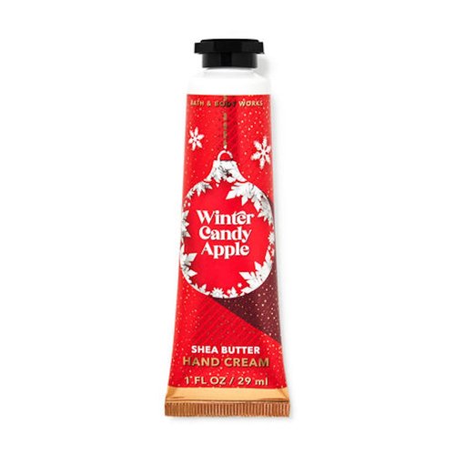 Bath & Body Works Winter Candy Apple Shea Butter Travel Size Hand Cream (Winter Candy Apple), 1 Fl Oz (Pack of 1), 1.0 ounces, 1.0 Fl Oz, Pack of 1