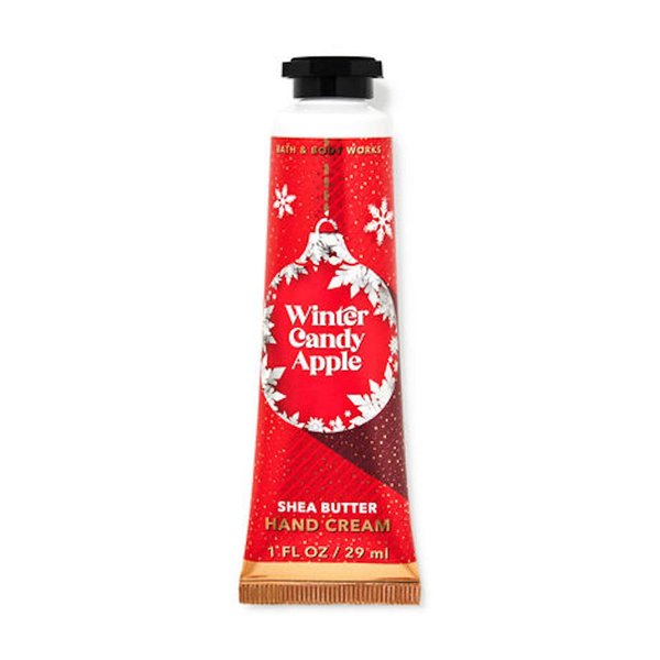 Bath & Body Works Winter Candy Apple Shea Butter Travel Size Hand Cream (Winter Candy Apple), 1 Fl Oz (Pack of 1), 1.0 ounces, 1.0 Fl Oz, Pack of 1