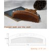 AKOAK 1 Pack Peach Comb, Wooden Fine Tooth Comb, Anti-static Hand Carved Pattern Pocket Size Travel Beard Comb, Hair Massage Tool Care Accessories, Suitable for Women, Men, Children