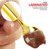 Gold Plastic Mini Spoons Disposable, 4 inch (80 Pack) Tasting Spoon, Dessert Mini spoon for Ice Cream Taster, Small Sample Desserts, Gelato Sampling, Fancy Miniature Pudding, Little Appetizers, Bulk