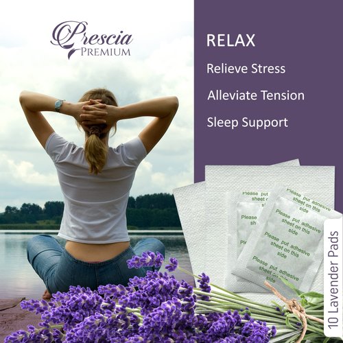 Prescia Premium Deep Cleansing Foot Pads - Natural Bamboo & Aromatic Herbs, 40 Pack - Ginger, Lavender, Mugwort, Orange - Easy Body Cleansing, Swelling Removal, Foot Care, and Self-Care