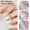 NAILKISS 8ml Golden Metallic Painting Gel Polish 3D Mirror Metal Gel Nail Polish Flower/Lines Drawing Metallic Nail Gel