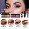All in One Makeup Kit for Women Full Kit,Travel Makeup Kit for Teens,Makeup Gift Kit with Everything,Foundation Eyeshadow Lipstick Eyebrow Blush Powder, Christmas Make Up Gift Set for Beginner-C