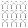 Magnifying Glass for Kids, 18 Pack Plastic Magnifier Hand Lens for Children Toy Class Teaching Reading Outdoor Searching IRCHLYN (Black)