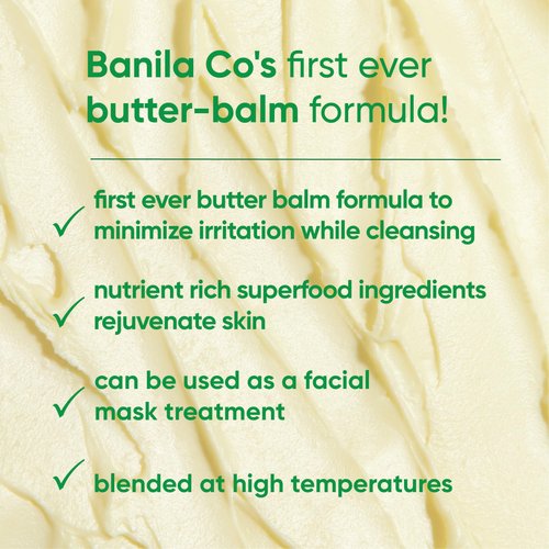 BANILA CO Clean It Zero Enriching Butter Cleansing Balm + Mask | 2-in-1 Deep Cleanse & Hydrating Mask for Ultra-Moisturized Skin | Removes Waterproof Makeup & SPF | For Dry Skin | 100ml/3.38 oz