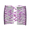 LOVEF Women Magic Hair Comb Bead Stretchy Hair Combs Double Slide Metal multifunctional Comb Clip Hairpins For women-4pcs