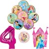 Princess Theme 4th Birthday Party Supplies 8 Princesses Balloon Bouquet Decorations
