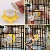 PEUTIER Parrot Spinner Toy, Parakeet Toy Wheel Bird Toys Interactive Spinning Rattle Parrot Toys Cockatiel Toys for Bird Cage for Entertainment Chewing Exercise