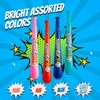 Bedwina Inflatable Baseball Bats in Bulk - (Pack of 12) - Giant 42 Inch Baseball Party Favors for Kids, Sports Theme Toy Party Supplies and Birthday Party Decorations