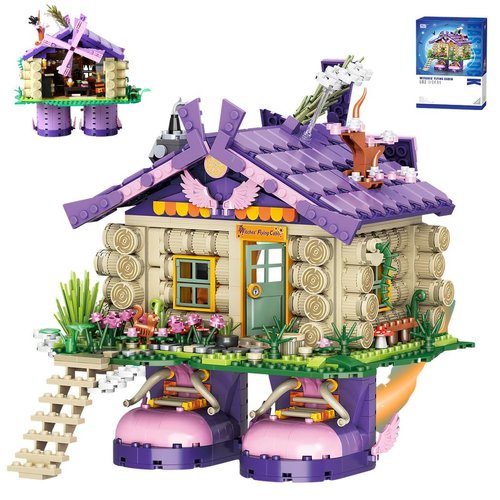 Peppsky Christmas Enchanted Magic Flying House Building Blocks Kit,Ideal Birthdays,Party Decor Gift for Adults and Kids 8-12 Years Old(1288 Pcs)