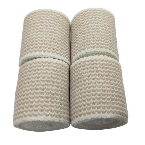 ZJCCTO Elastic Bandage 2 Pack. 4 Inches Wide x (13 to 15 ft. When Stretched) with Hook and Loop on Both Ends, Latex Free Bandage. Perfect Compression Wrap for Varicose Veins,Sprained Ankle