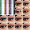 RoseFlower 12 Colors Matte Liquid Eyeliner Set Colorful Neon Eyeliner Pencil Retractable Eye Liners and Shadow Pencil Pigmented Waterproof Long Lasting Eye Liner Christmas Makeup Gift Kit for Women#1