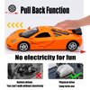 TOKAXI 1/36 Scale Mclaren F1 Diecast Cars Models,Pull Back Vehicles Mclaren Toy Cars,Cars Gifts for Boys Girls Orange