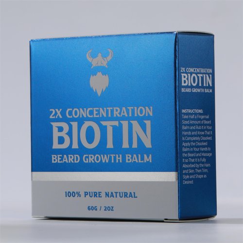 MistySprite 2X Concentration Biotin Beard Balm for Men-Purple Sandalwood