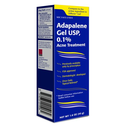 Taro Adapalene 0.1% Acne Treatment Gel - Paraben Free (1.6oz)