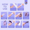SAVILAND Acrylic Nail Tips with Glue: Half Cover False Nail Tips 10 Sizes for Acrylic Nails Professional French Tips and Acrylic Nail Brush 8/10/14 Fast-Dry Nail Glue & Acrylic Nail Stater Kit Natural